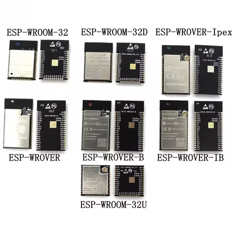 ESP32-WROOM-32 ESP32-WROOM-32D ESP32-WROOM-32U ESP32-WROVER ESP32-WROVER-B ESP32-WROVER-IB 4M/8M/16M