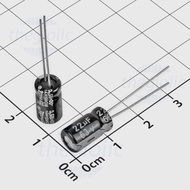 [40 Pieces]- Capacitor 22uF 63V 6x11mm Through Hole