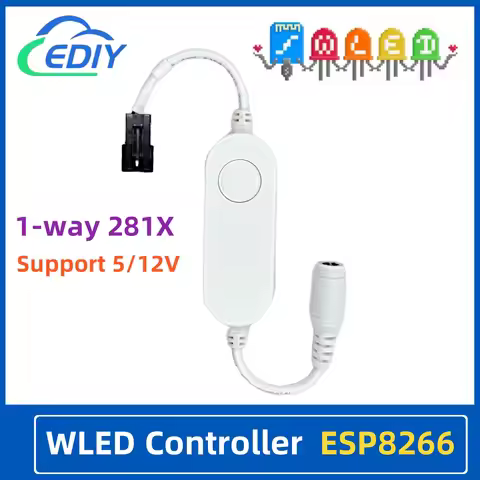 ESP8266 Mini WLED Controller RGB IC Digital Without Mic Sound Mode Dynamic WS2811 WS2812 WS2812b SK6