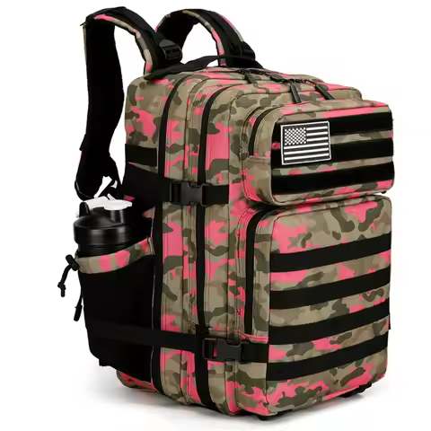 45L Tactical Backpack 3P Bag Assault Backpack Outdoor 3 Days Travel Waterproof Climbing Rucksack Cam