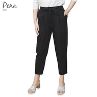 Pena house  กางเกงลำลองขายาว 6 ส่วน ทรง Pegged Pants POPL112201