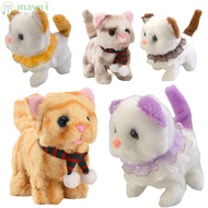 MAYWI My Realistic Robot Cat, Plush Walking Simulated Robot Puppy Cat, Fashion Barking Soft Stuffed 
