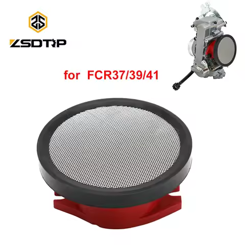 ZSDTRP FCR37/39/41 Velocity Stack With Net FCR Carburetor Air Funnel Air Filter