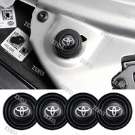 ZR For Toyota Car Shock Absorber Gasket Car Door Sound Insulation Silent Pad Sticker Exterior Accessories for Innova Corolla Wigo Fortuner Vios Avanza Altis Camry Hilux Sienta