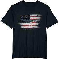 New Limited B-2 Spirit Stealth Bomber Jet Plane Us Flag Pilot T-Shirt