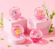 限量韓國代購寶可夢神奇寶貝皮卡丘伊布夢幻波加曼櫻花不倒翁水晶球