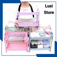 Multi-Tier Cosmetic Shelf Multipurpose Table Shelf/ 2-Tier Shelf