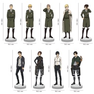 Mini Stand Figure Attack On TITAN Final Standee Acrylic AOT Final Battle Levi Eren Mikasa Eldia