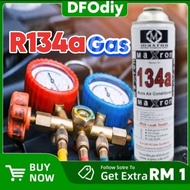 DFOdiy R134a Gas R134a MAXRON R134a Aircond Refrigerant Gas Car Refrigerator Kereta Penyaman Udara Peti Sejuk Peti Ais F