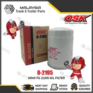 OSK  O-2195 HINO FG OIL FILTER (15607-1590)
