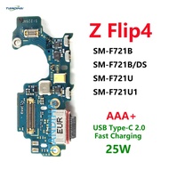 AAA+ For Samsung Galaxy Z Flip4 F721B F721U F721 USB Charging Port Board Flex Cable Type C Charger C
