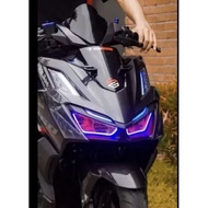 WINDSHIELD VISOR VARIO 160 CBS CARBON AIZEN