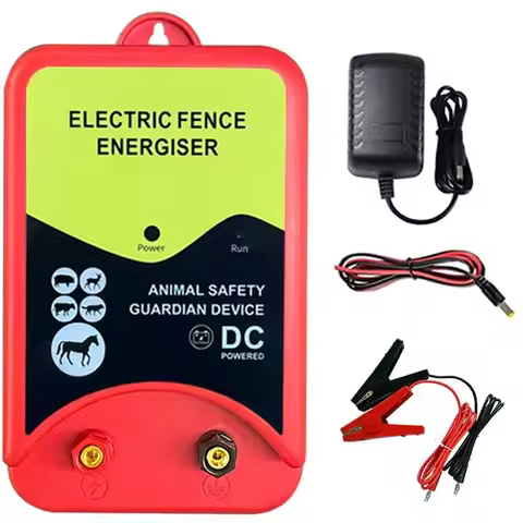 A25F-Electric Fence Energiser 1.5J 12Kv, High-Voltage Pulse Controller And Portable Fence For Farm R