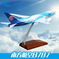 Terbo1:200Southern Ocean Aviation Boeing B787Aircraft Model Simulation Passenger Airplane Alloy Civi
