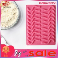 <MYS> Chocolate Mold 20 Cavity Gummy Snake Lightweight Reusable Worms Cake Mold Baking Tool