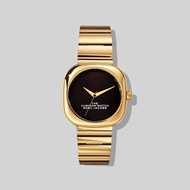 Jam tangan wanita Marc Jacobs the cushion watch gold black original