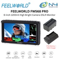 FEELWORLD FW568 PRO 6-inch 1200nit High Bright Camera DSLR Monitor 4K HDMI 60Hz
