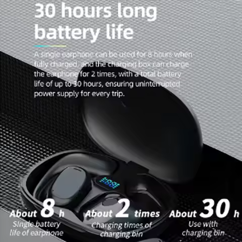 For OnePlus 10T  Hisense Bluetooth Earphones with Charging Case Outdoor Sports Headset with Touch Co