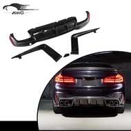 F90 M5 Carbon Fiber Car Rear Bumper Diffuser Splitter for BMW M5 2018 2019