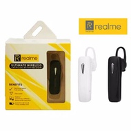 Headset Bluetooth Realme Handfree wireless Mono 1 Telinga telefon bisnis daily earphone with microph