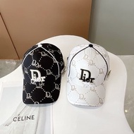 Topi D1RO white black casual hat cap unisex baseball cap