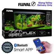 Fluval Flex Aquarium Kit Aquasky LED for Fish, 123 L (32.5 US Gal), Black