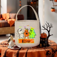 Custom Halloween Baskets, Personalized Basket Gift Basket Gifts, Halloween Gifts, Storage Basket Gif