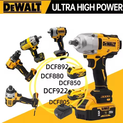 DeWalt Multifunctional Power Tools: Cordless Brushless electric drill, DCF850, Electric Wrench, DCF8