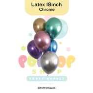 18-inch Chrome Latex Balloon 18-inch Latex/ 18-inch Chrome Balloon/