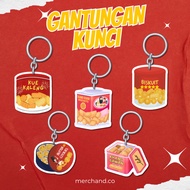 GANTUNGAN Tin Cake Keychain Tin Cake Phone Strap/ Cute Keychain/