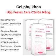 Gel phụ khoa Inner Feelex Care C24 Đa Năng dung dịch vệ sinh phụ nữ làm sạch kháng viêm khử mùi hôi 