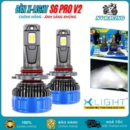 High Quality X-Light S6 Pro V2 Car Motorcycle LED Bulb, Strong Anti-Glare Light, Durable, Installed 