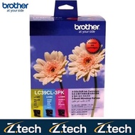 Brother LC39CL 3 PK Ink Cartridges for DCP-J125, DCP-J315W, MFC-J220, MFC-J265W, MFC-J415W (Authenti