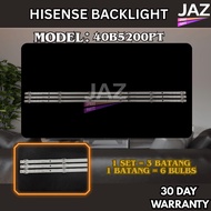 40B5200PT / 40B6000PW HISENSE 40 INCH LED TV BACKLIGHT ( LAMPU TV ) 40B5200 40B5200P 40B6000 40B6000