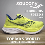 Saucony Endorphin Speed 5 men / CITRON LAPIS / NYLON PLATE RUNNING SHOE