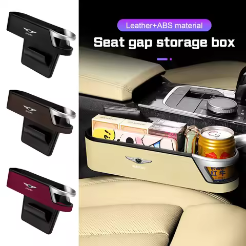 For GENESIS Coupe G70 G80 G90 GV60 GV70 GV80 EV BH GV90 ABS Car Seat Gap Storage Box Cup Holder Phon