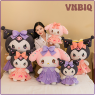 ของขวัญหมอนอิงนุ่มกำมะหยี่ VNBIQ Sanrio Hello Kitty Kuromi Cinnamoroll ตุ๊กตายัดนุ่นตุ๊กตาของขวัญวันเกิดวาเลนไทน์