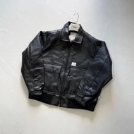 Richao wraps Bones Genuine Leather Calfskin Leather Jacket Leather Jacket Coat Thai Pants Hot Handso