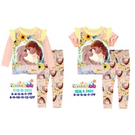 Ailubee Pyjamas Pajamas FROZEN B2031 A2031 Girl Night Wear Nightwear Baju Tidur Tidor Kanak Budak Pe