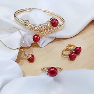 One Certified Genuine Lombok Pearl Jewelry Set || Jewelry set || Xuping Jewelry set || Titanium jewe