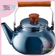 Takagi Metal Kettle Kettle Stylish IH Compatible Enamel 2.3L Onyx Blue ONB-2.3KT
Takagi Metal Enamel
