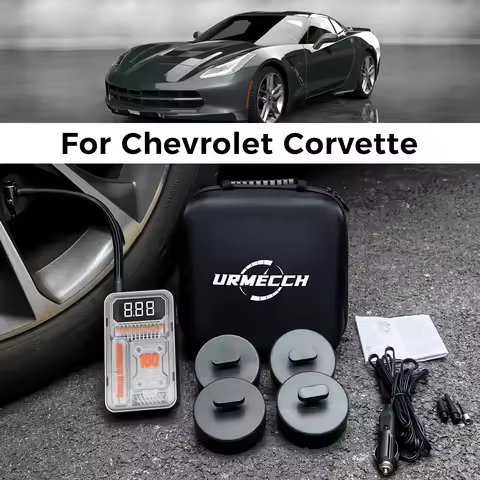 4PCS Jack Pad and Inflatable Pump Kit for Chevrolet Corvette C5 C6 C7 C8 GS ZR1 Z51 Z06 Lifting Puck