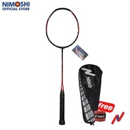 NIMO Raket Badminton PASSION 500 + FREE Tas &amp; Grip Wave Pattern