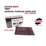 [Per 1 Sheet] 3M Scotch-Brite Type 7447 Maroon Color