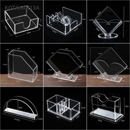 KOTAKAN13A Napkin Holder, Acrylic Vertical Desktop Upright Tissue Box, Sturdy Transparent Restaurant