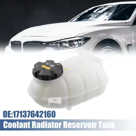 UXCELL Coolant Radiator Reservoir Tank 17137642160 for BMW 328d M2 435i 335i 2.0L