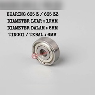 Bearing 635Z CONTENTS 10 PCS / BEARING 635ZZ / ( 5X19X6MM ) BALL BEARING