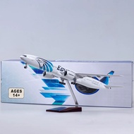 47CM Resin Airplane Model B777 Simulation Airplane Model Airplane Model Static with Landing Rack Orn