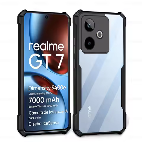 Acrylic Transparent Shockproof Case For Realme GT 7 5G Hard PC Back Cover RealmeGT7 Pro 7T GT7 GT7T 