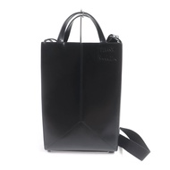 Excellent condition Paul Smith APU021 Geometric Tri- Color 2-Way Leather Tote/Shoulder Bag, Black, M